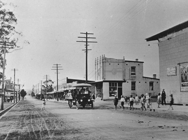 Lakemba Haldon Street looking towards Railway Station